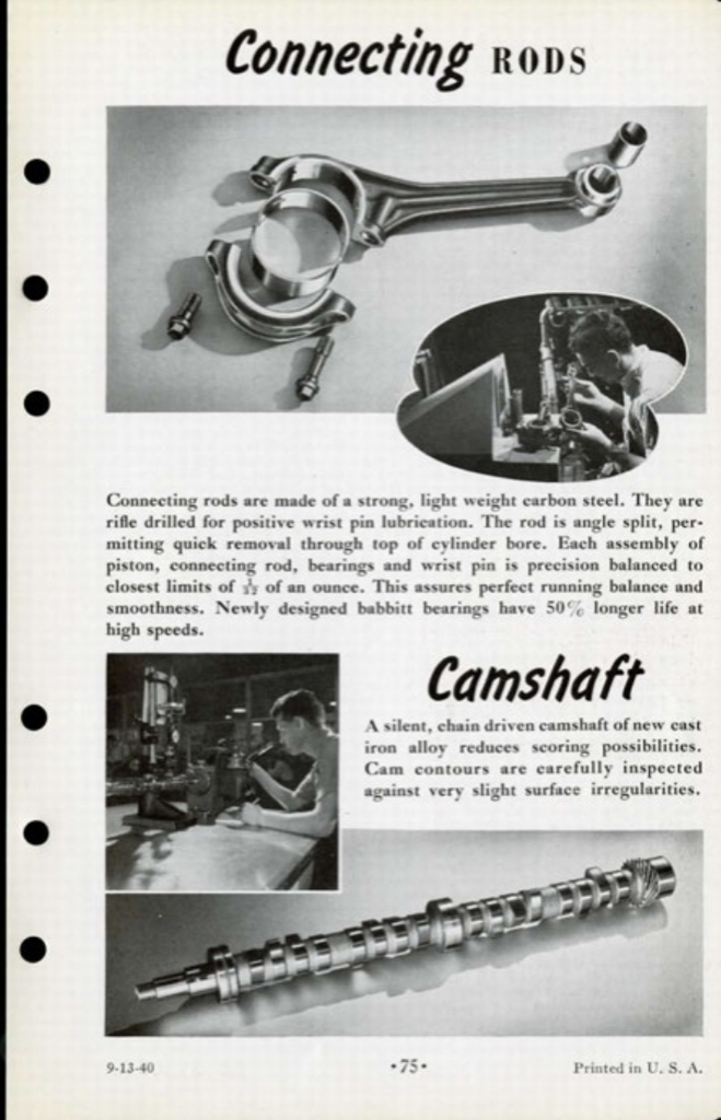 1941 Cadillac Salesmans Data Book Page 3